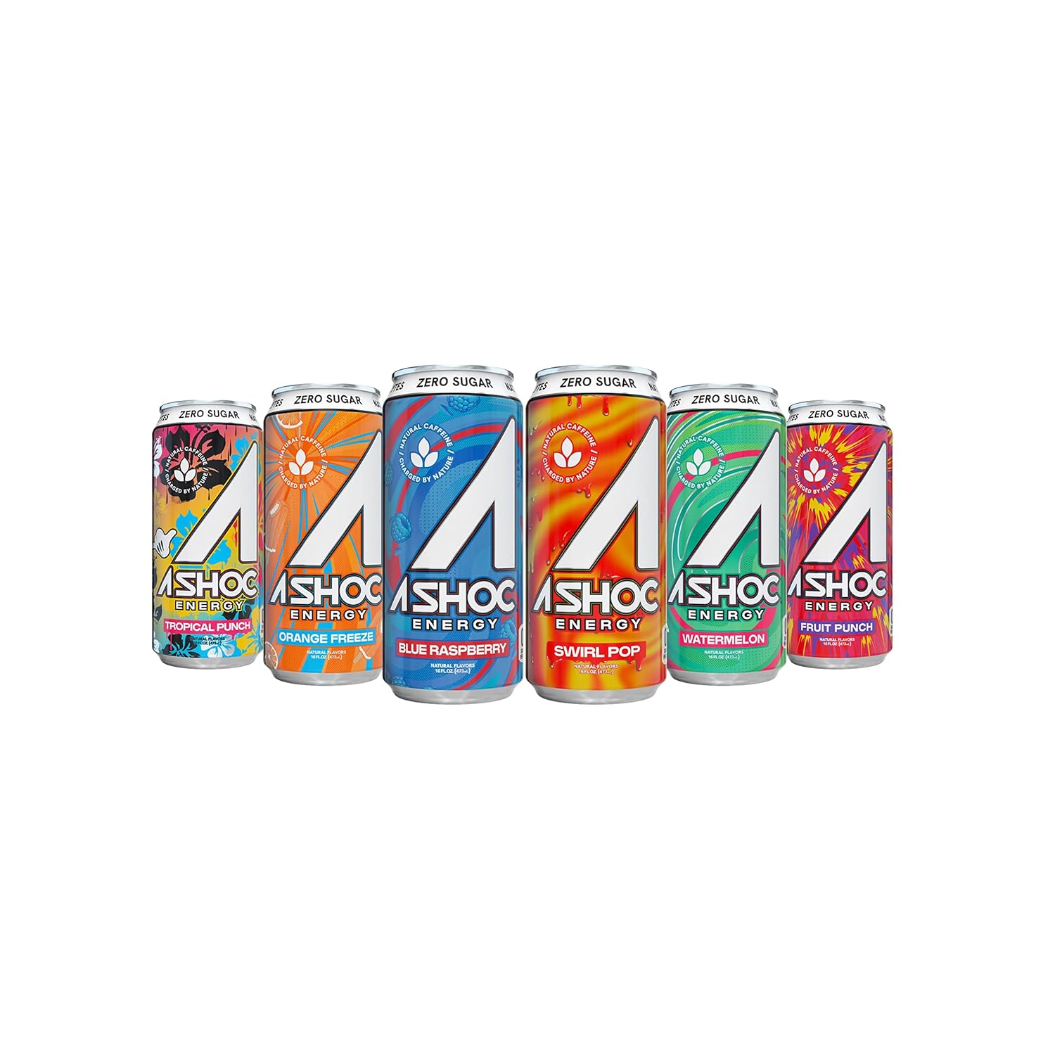 A SHOC Performance Energy Drink, Blue Raspberry, 16 Ounce Can, Natural Energy Blend, BCAAs, Ocean Mineral Electrolytes, and No Chemical Preservatives, 12-pack - Image 10